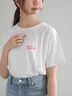 ワンポイント刺繍Tシャツ（シルバー/レッド/ゴールド）｜Te chichi（テチチ）通販