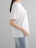 ワンポイント刺繍Tシャツ（シルバー/レッド/ゴールド）｜Te chichi（テチチ）通販