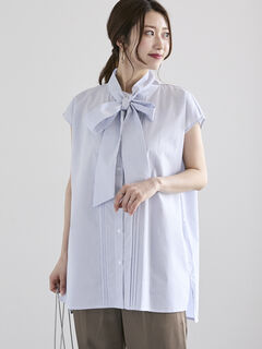 ★chemehc★FRILL TIE TEE (GRAY)★正規品/韓国送料込 Te chichi（テチチ）のセール・アウトレット（OUTLET） 公式通販