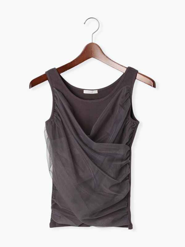 クロスチュールタンクトップ（トップス/カットソー）【セール