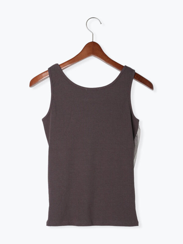 クロスチュールタンクトップ（トップス/カットソー）【セール