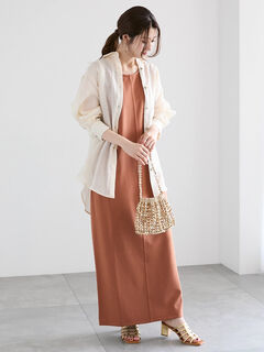 ワンピース(ブラウン/茶色系)のセール・アウトレット｜レディース