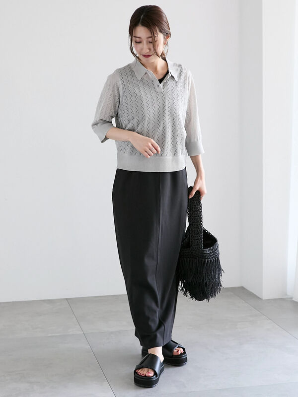 chiiiibag Cotton Volume One-pieceブラック chiiiibag 【24SS】cotton volume One piece - メルカリ