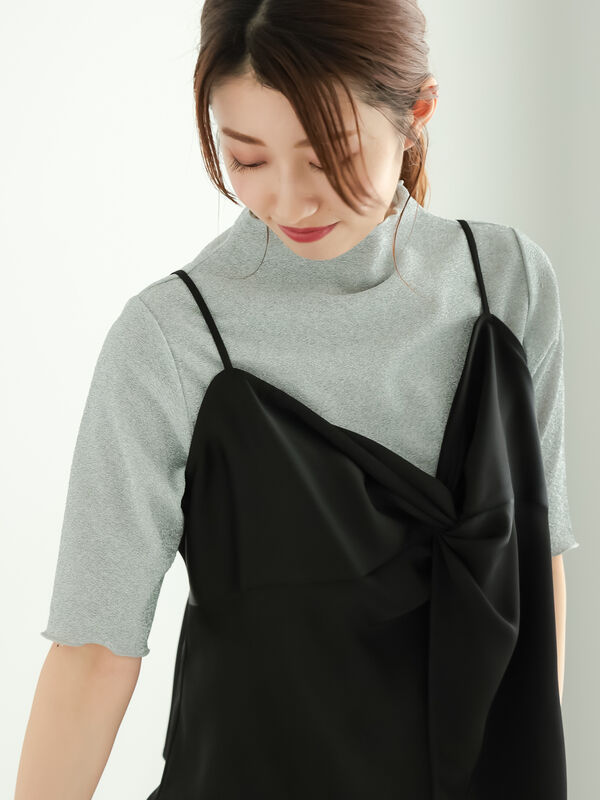 ラメジョーゼットトップス（トップス/カットソー）【セール】｜Te