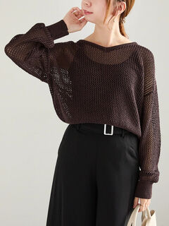 トップス(ブラウン/茶色系)のセール・アウトレット｜レディース