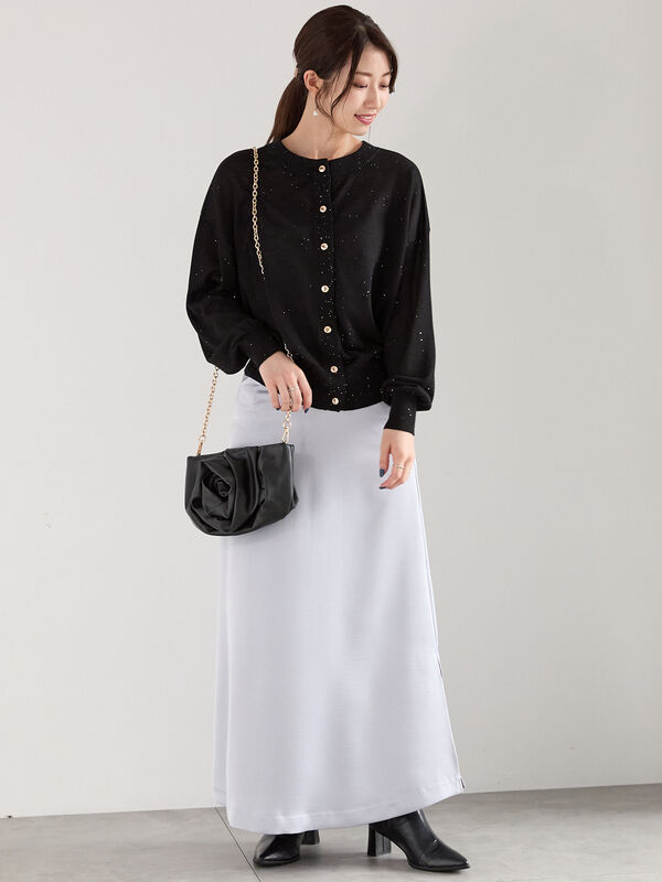 スパンコール2wayニット（トップス/カーディガン）【セール】｜Te