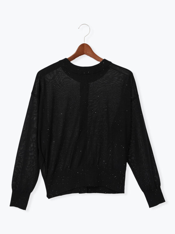 スパンコール2wayニット（トップス/カーディガン）【セール】｜Te