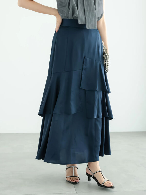 タグ付き未使用】ゴスロリ ブランド MARBLE アシンメトリースカート