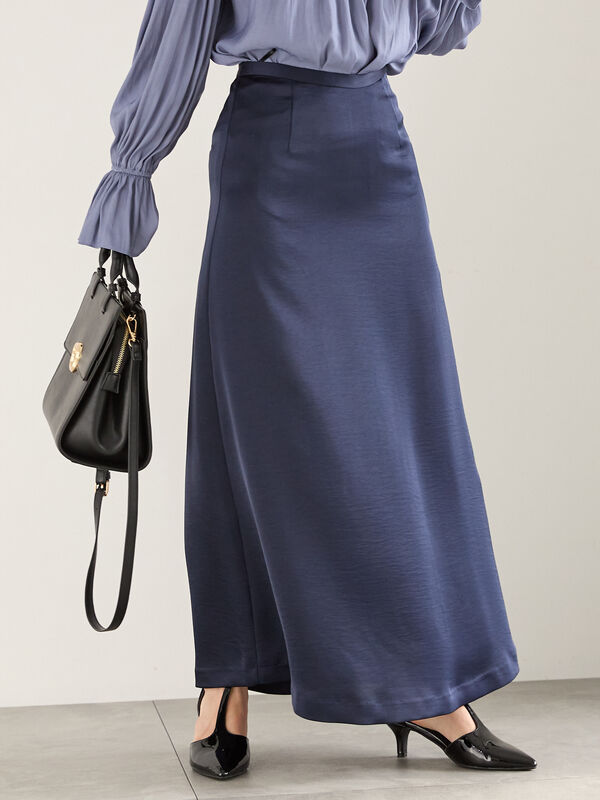 フィブリルサテンスカート（ボトムス/スカート）【セール】｜Te chichi