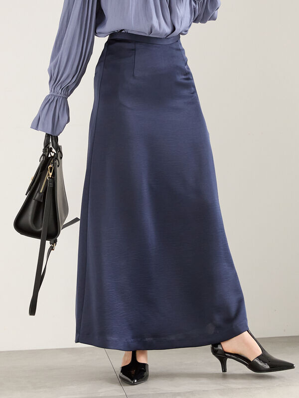 フィブリルサテンスカート（ボトムス/スカート）【セール】｜Te chichi