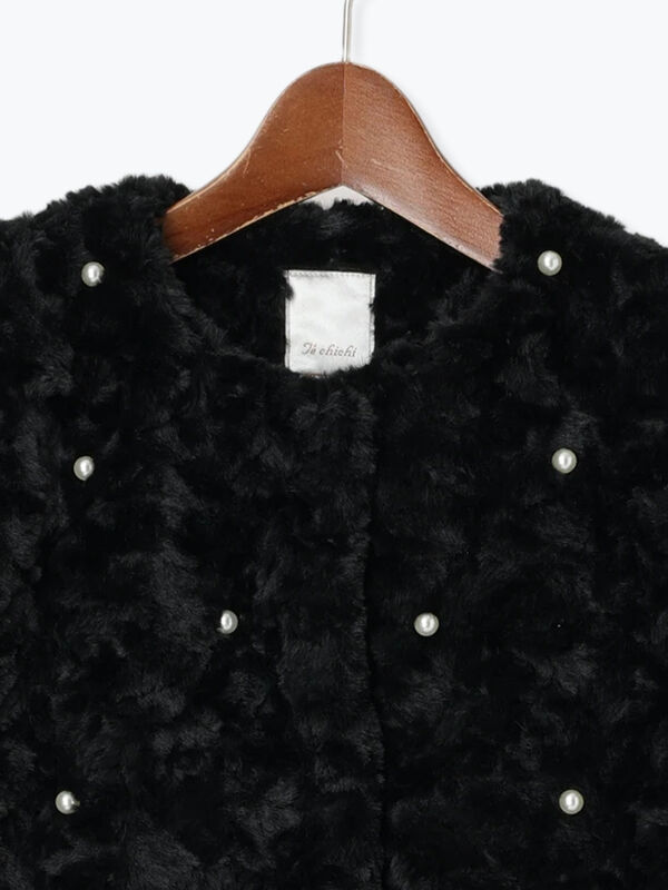 パールドットエコファーショートコート（アウター/コート）【セール