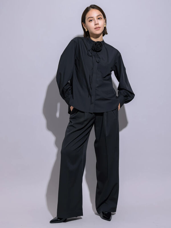 マーベルトデザインパンツ（ボトムス/パンツ）【セール】｜Te chichi