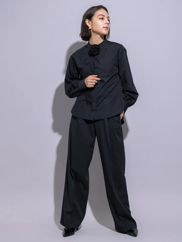 マーベルトデザインパンツ（ボトムス/パンツ）【セール】｜Te chichi