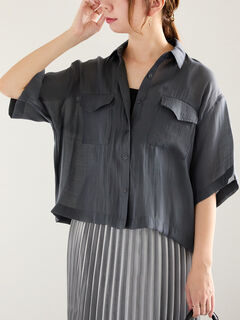 シャツ・ブラウス(グレー/灰色系)のセール・アウトレット｜レディース