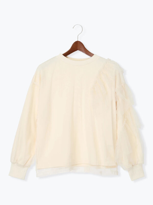 オーバーチュールラッフルスウェット（トップス/ニット