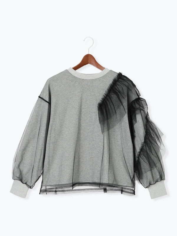 オーバーチュールラッフルスウェット（トップス/ニット・セーター