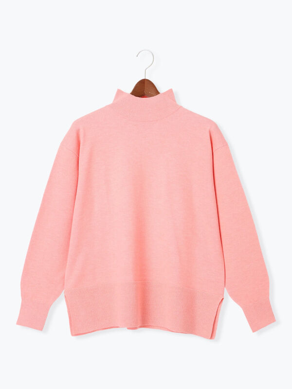 タートルネックボクシーラインプルオーバー（トップス/ニット