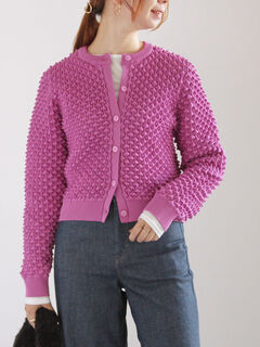 カーディガン(ピンク/桃色系)のセール・アウトレット｜レディース