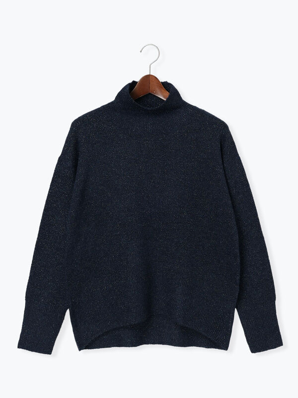 ミックスラメハイネックニット（トップス/ニット・セーター）【セール