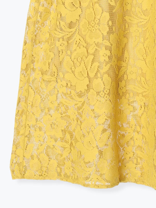 花柄レースフレアスカート【セットアップ可】（ボトムス