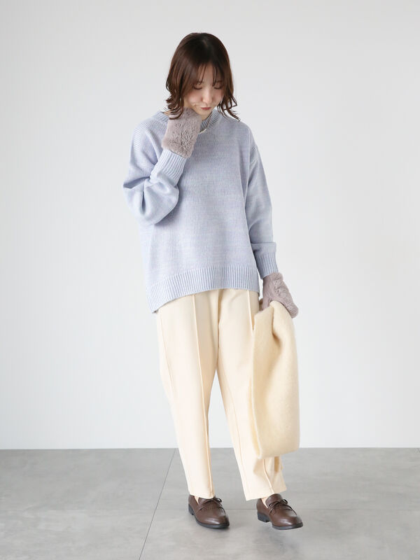 カットジョーゼットテーパードパンツ（ボトムス/パンツ