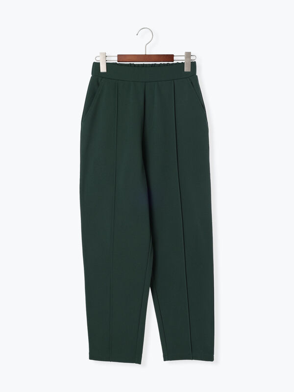 美品 フレームワーク カットジョーゼットテーパードパンツ 落ち