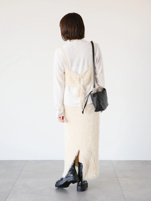 シャギービスチェ(セットアップ可)（トップス/キャミソール）【セール