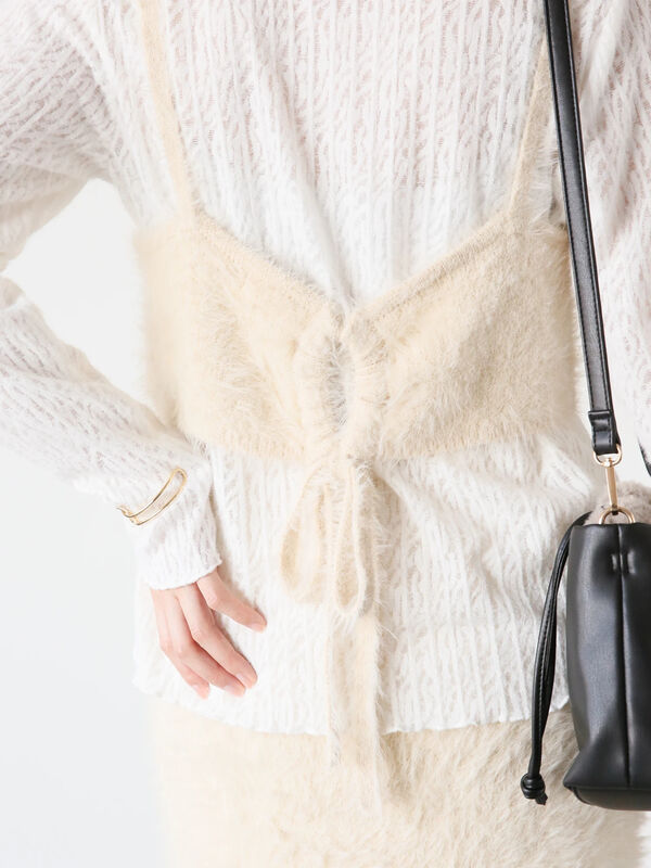 シャギービスチェ(セットアップ可)（トップス/キャミソール）【セール