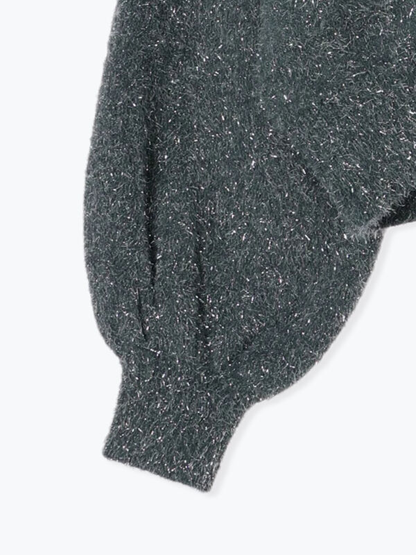 ちぃです ラメシャギーVネックカーディガン（トップス/カーディガン）【セール