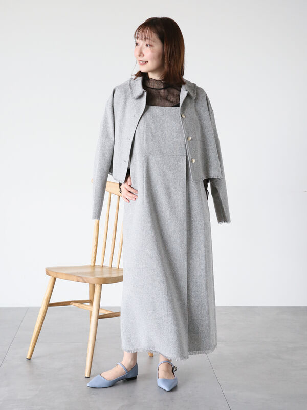 ツイードタックキャミワンピース（ワンピース/ワンピース）【セール