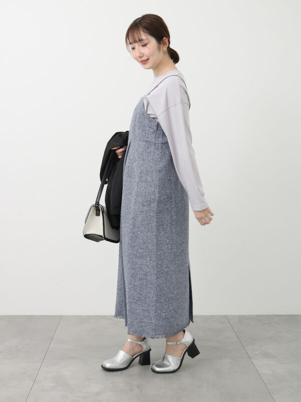 ツイードタックキャミワンピース（ワンピース/ワンピース）【セール