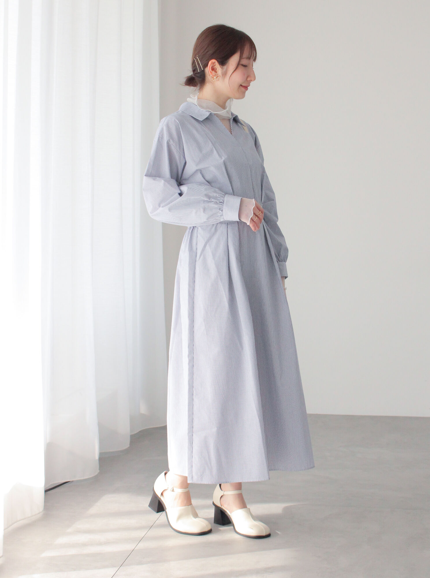 スキッパーシャツワンピース（ワンピース/ワンピース）【セール】｜Te