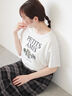【接触冷感】犬モチーフプリントTシャツ（オフホワイト/ブラック/ベージュ）｜Te chichi TERRASSE（テチチ テラス）通販
