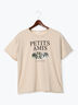 【接触冷感】犬モチーフプリントTシャツ（オフホワイト/ブラック/ベージュ）｜Te chichi TERRASSE（テチチ テラス）通販