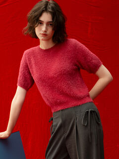 ニット・セーター(レッド/赤系)のセール・アウトレット｜レディース