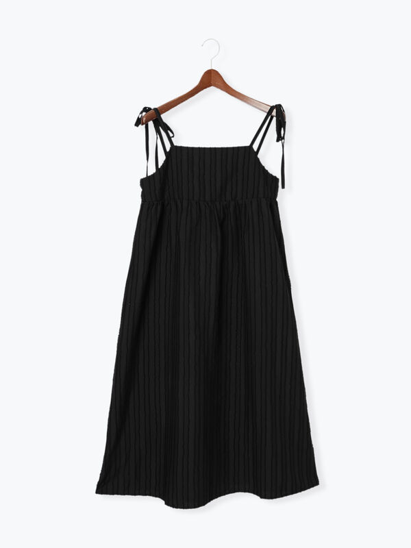 フリンジ肩リボンキャミワンピース（ワンピース/ワンピース）【セール