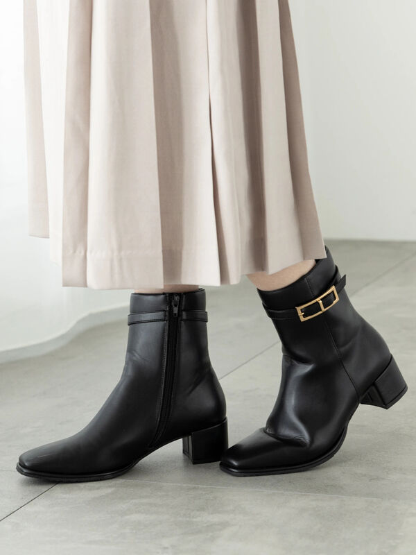 ミドルブーツ ATELIER BRUGGE &frasl; アトリエブルージュルーズフィットミドルブーツ（4