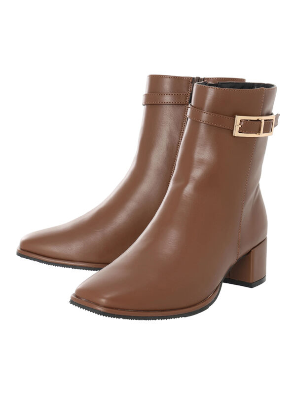 ベルト付ミドルブーツ（シューズ/ショートブーツ）【セール】｜Te