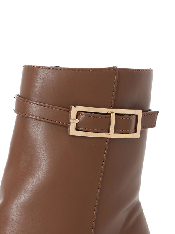 ベルト付ミドルブーツ（シューズ/ショートブーツ）【セール】｜Te