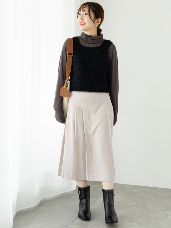 ◎前後2WAYフェザーニットビスチェ（トップス/ニット）【セール】｜Te