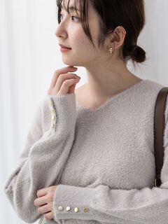 LANEUS 売れ筋商品|||ラネウス ニット&セーター アウター レディース Sweaters Orange 楽天市場】ウール セーター ニット ウール100％ レディース 長袖