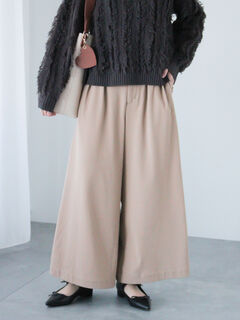 AA ダブルエー ベージュマスタードパンツ Demi-Luxe BEAMS（デミルクス ビームス）【別注】エディター坪田