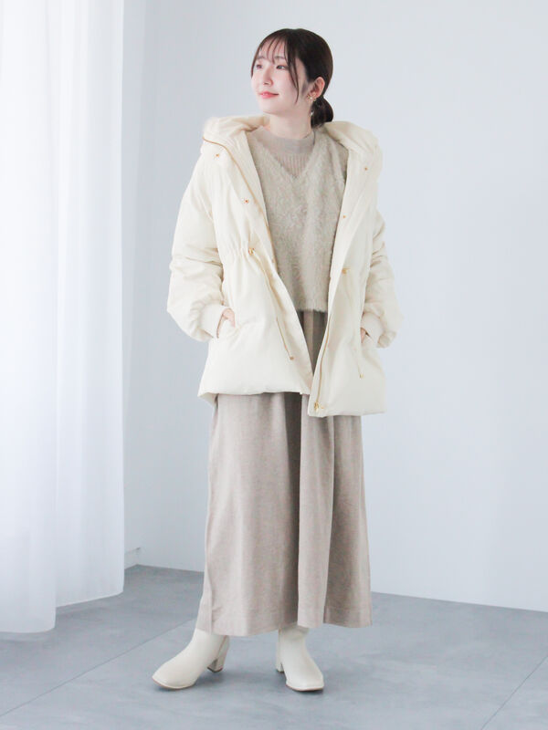 ねぎ　 セール】 前後2WAYラメシャギーベスト《2025spring catalog item