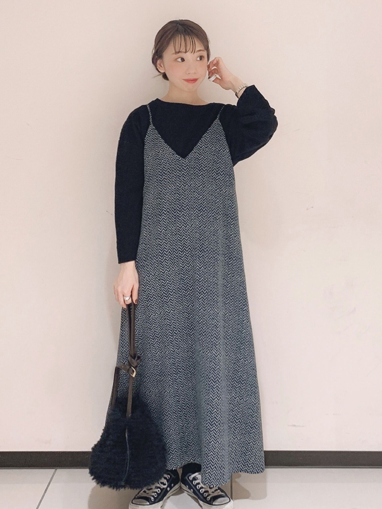 幾何ドットキャミワンピース Ns ワンピース ワンピース セール Lugnoncure ルノンキュール のアウトレット Outlet 公式通販