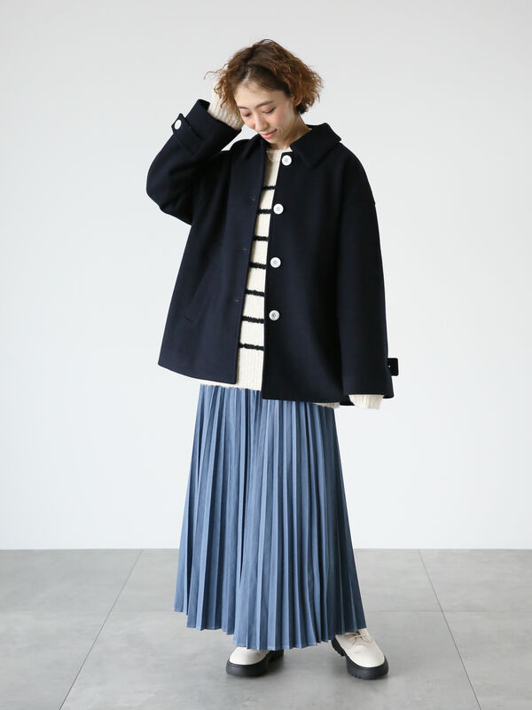 ブークレクルーネックニット（トップス/ニット・セーター）【セール