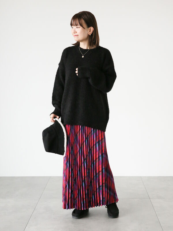 ブークレクルーネックニット（トップス/ニット・セーター）【セール