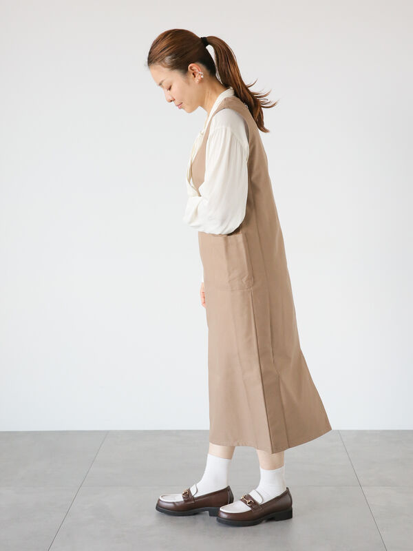 Vネックジャンパースカート（ワンピース/ワンピース）【セール