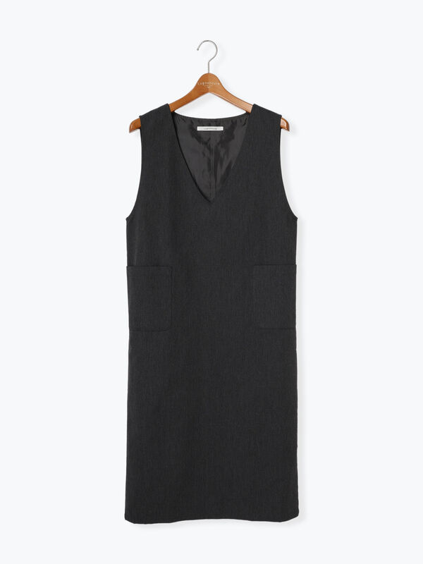 Vネックジャンパースカート（ワンピース/ワンピース）【セール