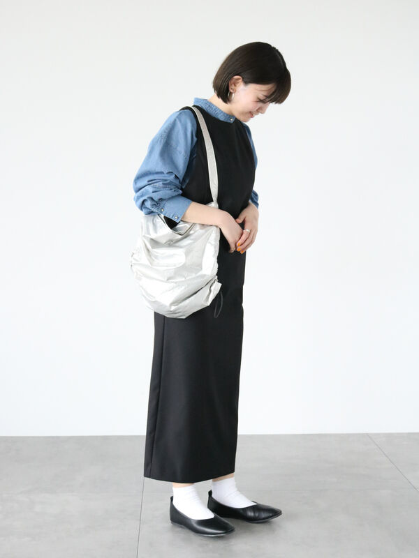 サイドスリットジャンパースカート（ワンピース/ワンピース