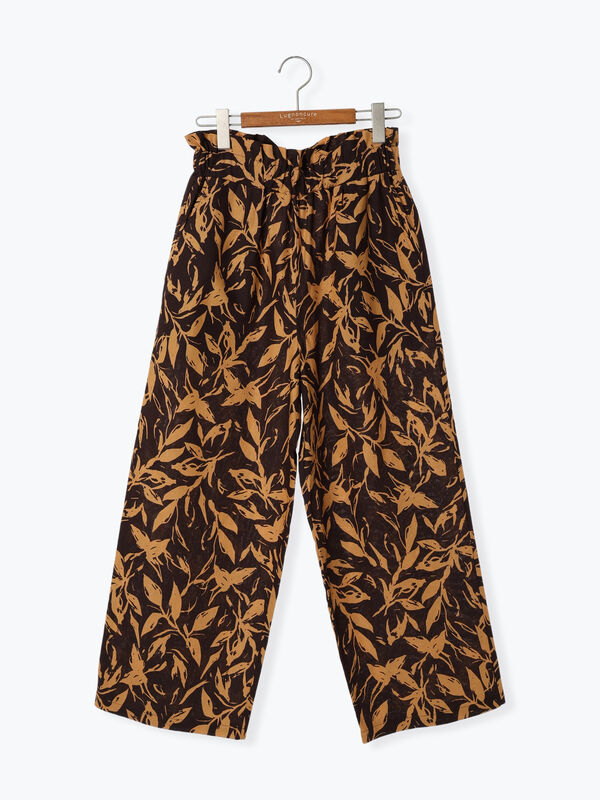 MUVEIL パンツ リンゴ柄 MUVEIL WORK - 【MUVEIL】アップル りんご柄パンツの通販 by